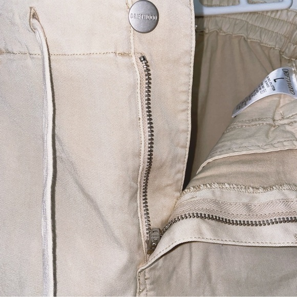 NWT daisy embroidered utility boyfriend straight leg crop khaki jeans size L - Picture 9 of 12